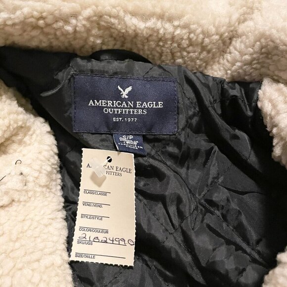 American Eagle Outfitters Womens Size Small Plaid Wool Blend Jacket Coat - Picture 4 of 16